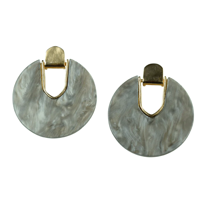 Marble Dangle Earrings