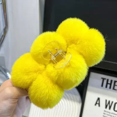 Fluffy Hair Clip