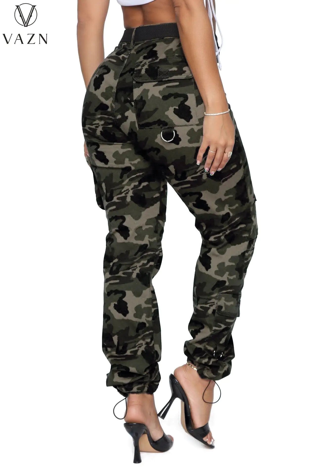 Camouflage Denim Long Pants