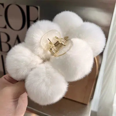 Fluffy Hair Clip