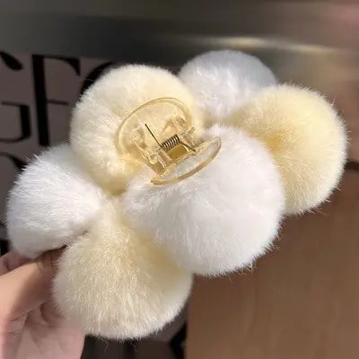 Fluffy Hair Clip