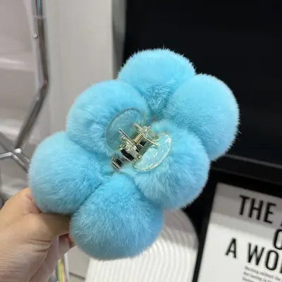 Fluffy Hair Clip