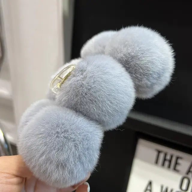 Fluffy Hair Clip