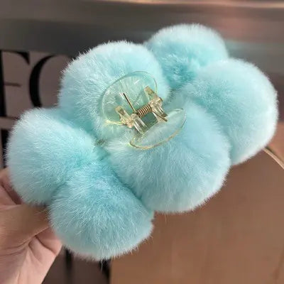 Fluffy Hair Clip