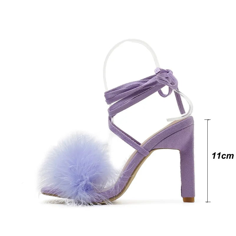 Fluffy High Heels