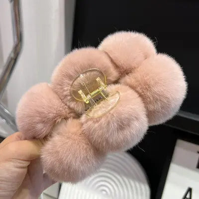 Fluffy Hair Clip