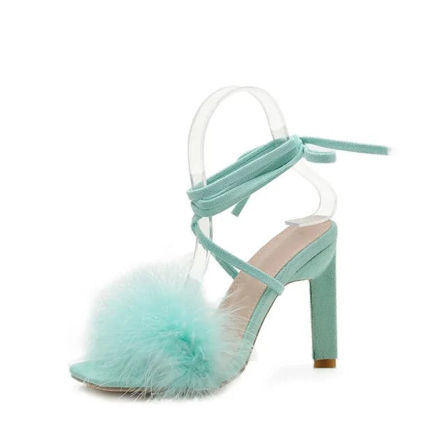 Fluffy High Heels