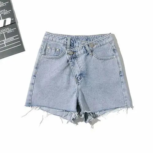 Vintage Denim Tassel Shorts